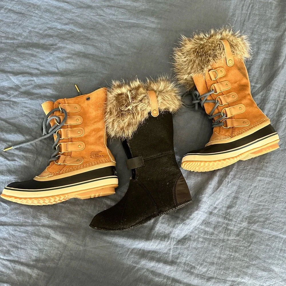 Sorel Joan Of Arctic Boots size 5.5 women’s‎ brand new never worn!